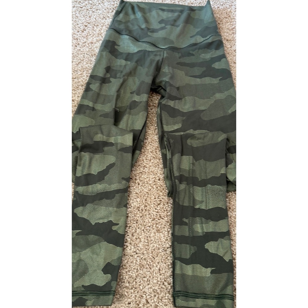 Aerie Green Camo High Waisted Leggings Women Size Small 444736060